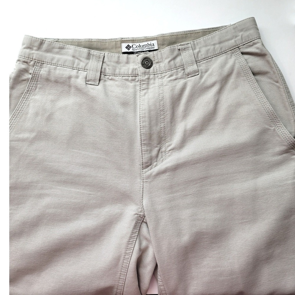 Columbia Pants Mens 30 Khaki Utility Cotton Outdoor Hiking Gorpcore